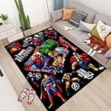 NICEWL Avengers Anime Rug Living Room Bedroom Kids Bedside Miracle Spider-Man Patterned Pad Boy Bedroom Color Non-slip Rug(A,140 * 200)