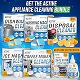 Washing Machine Cleaner Descaler 24 Tablets - ACTIVE Deep Clean Freshener for HE, Front and Top Load Washer, Septic Safe Eco Limescale and Odour Eliminator, Laundry Tub Seal Cleaning- 12 Month Supply