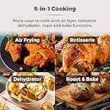 Tower T17039 Xpress Pro 5-in-1 Digital Air Fryer Oven with Rapid Air Circulation, 60-Minute Timer, 11L, 2000W, Black