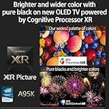 Sony XR-55A95K – BRAVIA XR™ - MASTER Series - OLED – 4K Ultra HD – High Dynamic Range (HDR) – Smart TV (Google TV) – Black (2022 model) + 5 Year Manufacturer Warranty