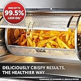 Breville Halo Rotisserie Air Fryer | Digital Extra Large Air Fryer Oven | Fry, Bake & Dehydrate | 2000 W | Energy Efficient | Black and Grey [VDF127]