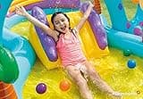 Outdoor Inflatable Swimming Pool with Slide for Children - Garden Paddling Pool with Kids Toys - Water Play Center with Water Sprinkle (333 x 229 x 112cm)