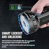 OLIGHT Marauder 2 Rechargeable Torch 14,000 Lumens Powerful Ultra Bright Flashlight with 3 Build-in Battery, Spotlight and Floodlight LED Search Light for Home and Outdoor(Without Power Adapter)