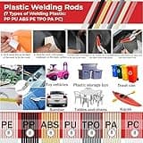 150W Plastic Welding Kit&Plastic Welder,2 in1 Plastic Welder Gun Soldering Kit,Hot Stapler Plastic Welding Car Bumper Repair Kit with 64pcs Plastic Welding Rods&800pcs Staples for Plastic Crack Repair