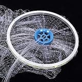 Fishing Cast Net - Portable Durable Hand Throw Fish Mesh Net Catch Fishing Network Trap Accessory(3m) Fish