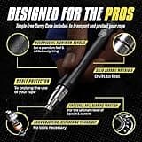Titan Armour® Self-Locking & Adjustable, Adult Speed Skipping Rope | 2 x Steel Ropes 2.5mm & 3mm Thickness & Travel Case | Pro Jump Rope: Fitness, Crossfit, Boxing, MMA | UK Brand (Black-2)