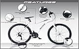 Wildtrak - Alloy Mountain Bike, Adult, 26 Inch, 18 Speed, Shimano shifters - White