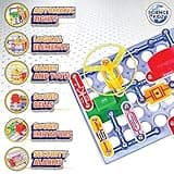 Science Kidz Electronics Kit - Electric Circuits - 188 - Science Experiments Set For Kids Age 5-10 - Educational STEM Toys