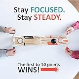 Fat Brain Toys VolleyShot | Back and Forth Paddle Ball Table Top Game | Wooden Toy With Built-in Score Sliders | Kids Toys for 8 Year Olds and Older, S