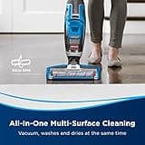BISSELL CrossWave, 3-in-1 Multi-Surface Vacuum Cleaner, Floor cleaner machine All in One Step Vacuums, Washes & Dries, Wet and Dry Vacuum Cleaner For Hard Floors & Area Rugs, 560W, Corded, 1713