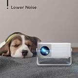 Mini Projector, AKIYO O1 2026 Upgraded 15000Lumen Projector, 360° Rotating, Auto Keystone, 50% Zoom, Portable Projectors 1080P Full HD Supported, Compatible with iOS/Android/TV Stick/HDMI/USB/Switch