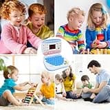 Giocattolo Laptop per Bambini - Computer Educativo Portatile Con Suoni Musicali e Attività Didattiche, Learning Precoce | Laptop Interattivo per Ragazzi e Ragazze Età Prescolare da 3 Years in Su