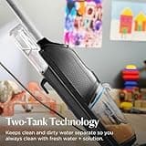 BISSELL CrossWave HF2, Wet and Dry Vacuum Cleaner For Hard Floors, Vacuum & Mop In One Go, Two Tanks Clean/Dirty Water, Corded Upright Vacuum Cleaners, Lightweight & Easy to Carry, 340 W - 3847E