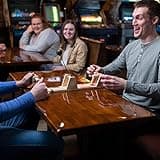 Fat Brain Toys VolleyShot | Back and Forth Paddle Ball Table Top Game | Wooden Toy With Built-in Score Sliders | Kids Toys for 8 Year Olds and Older, S